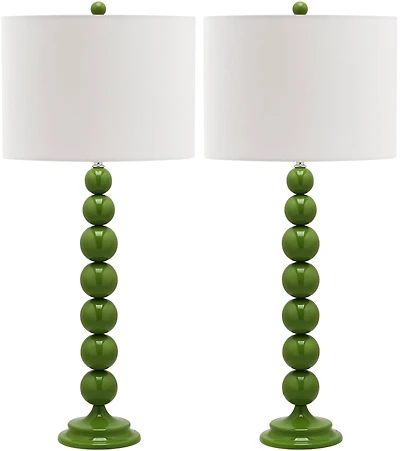 Jenna Stacked Ball Table Lamp Set in