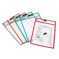 Write & Wipe Pockets, 2 Packs of 5
