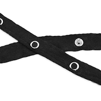 12 Ligne Black Small Snap Tape