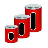 Honey Can Do Storage Canisters, 3ct.