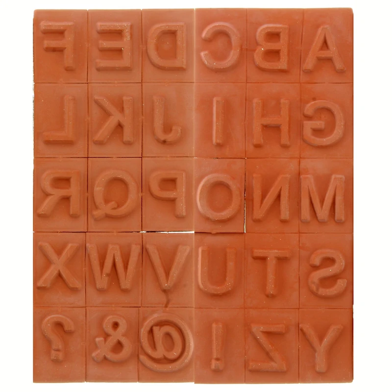 6 Pack: Upper Case Alphabet Wood Stamp Kit by Recollections™