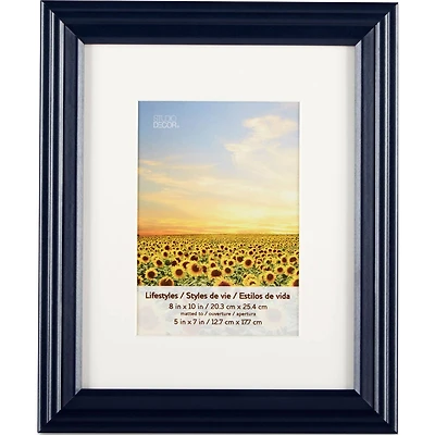 4 Pack Lifestyles 5" x 7" Black Frame with Mat by Studio Décor®