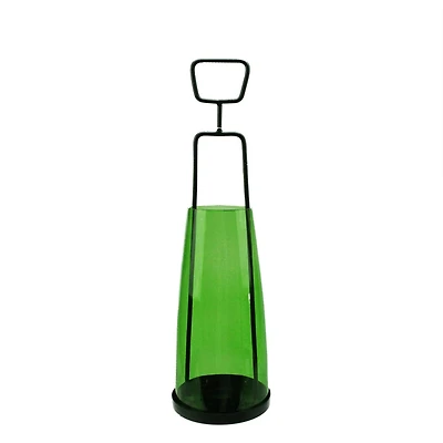 14.5" Retro Glass Tea Light Candle Holder