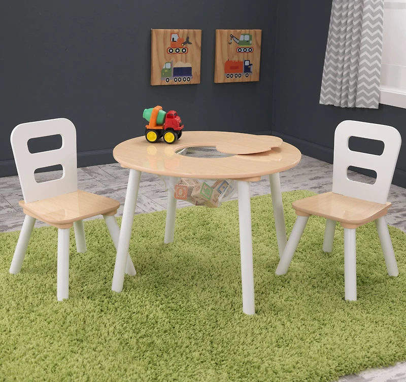 KidKraft Round Storage Table & Chair Set