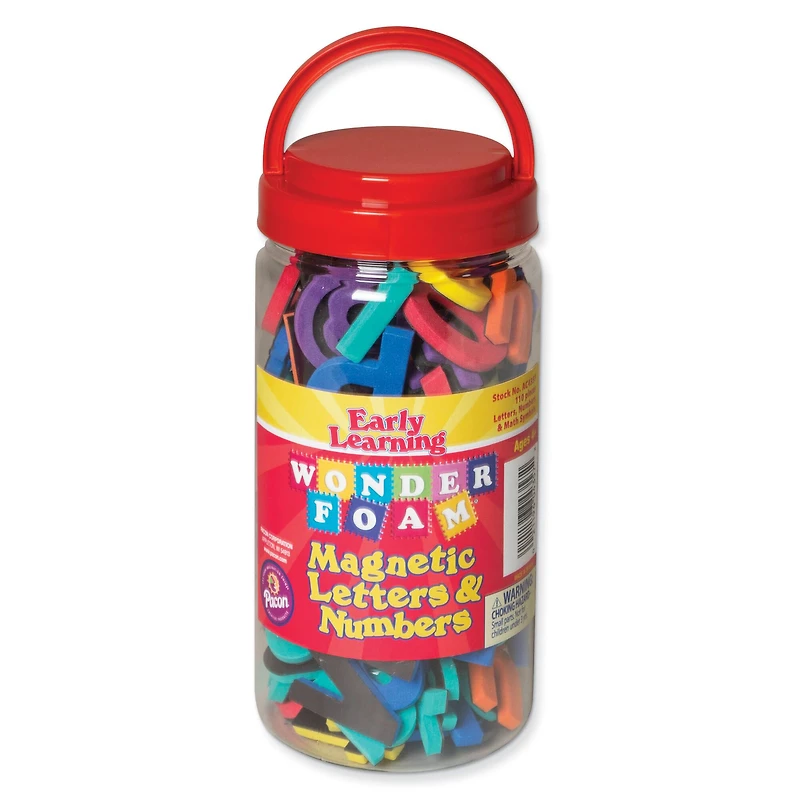 WonderFoam® Magnetic Foam Letters & Numbers, 105 Pack