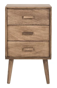Pomona 3 Drawer Chest in Chocolate
