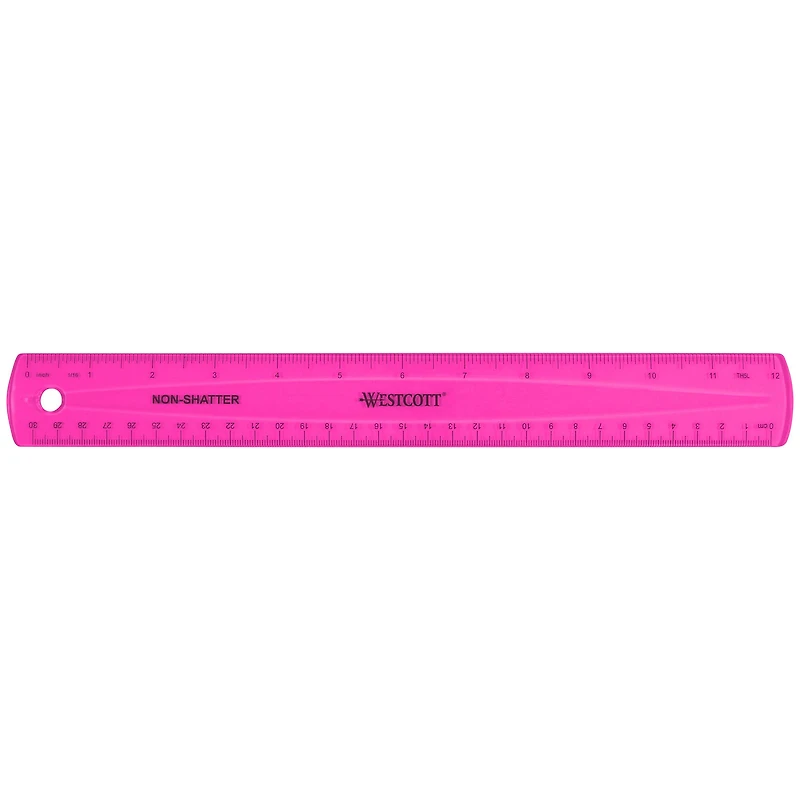 Assorted Westcott® Translucent Shatterproof Ruler
