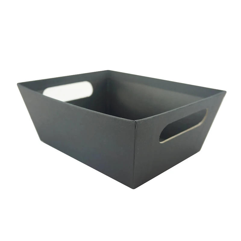 Black Gift Basket with Handles by Celebrate It™