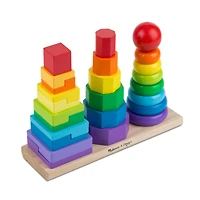 Geometric Stacker Wooden Toy