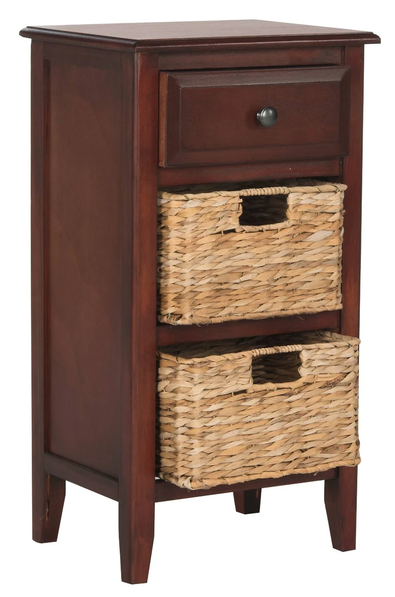 Everly Drawer Side Table in Cherry