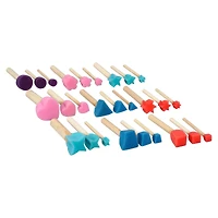 95 Count Spouncer Shaped Foam Brush Set by Craft Smart®