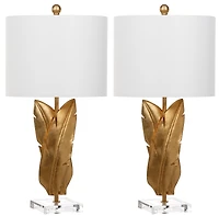 Aerin Wings Table Lamp Set in Gold