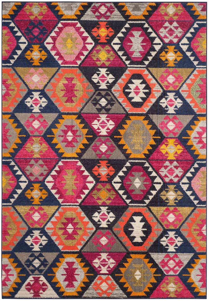 Monaco Boho Tribal 4' X 5'-7" Area Rug