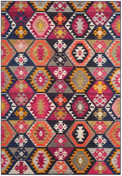 Monaco Boho Tribal 4' X 5'-7" Area Rug