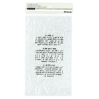 White Glitter Alphabet Stickers by Recollections™