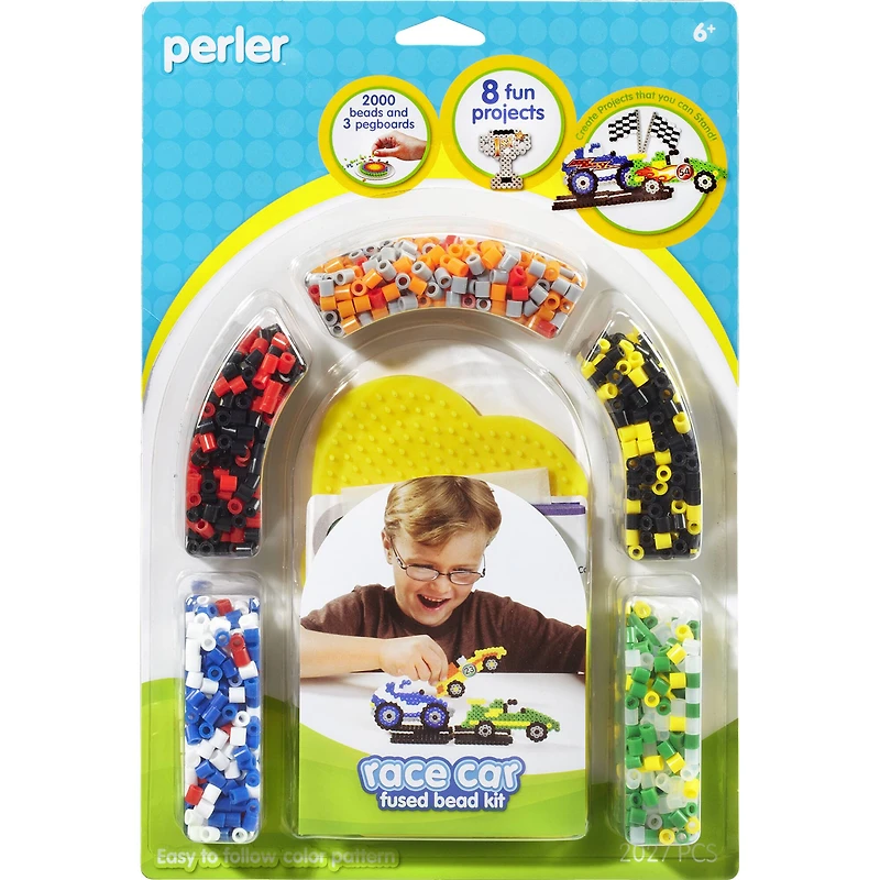 12 Pack: Assorted Perler™ Fused Bead Knights/Cars Kit
