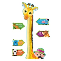 Trend Enterprises Giraffe Growth Chart Bulletin Board Set