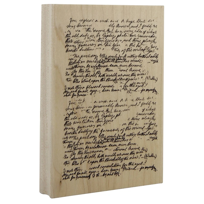 6 Pack: Manuscript Wood Stamp by Recollections™