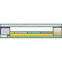 Intermediate Contemporary Cursive Desk Plates, Set of 36