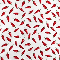 Red/White Chiles Oilcloth