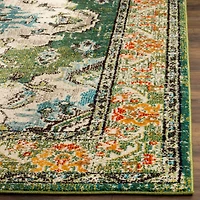 Monaco Border Medallion 2'-2" X 4' Area Rug