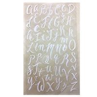 White Glitter Alphabet Stickers by Recollections™