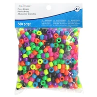 9mm Bright Pony Beads by Creatology™