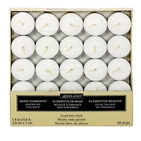 Ashland® Basic Elements™ Tea Lights, 50 Pack