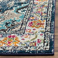 Monaco Border Medallion 4' X 5'-7" Area Rug