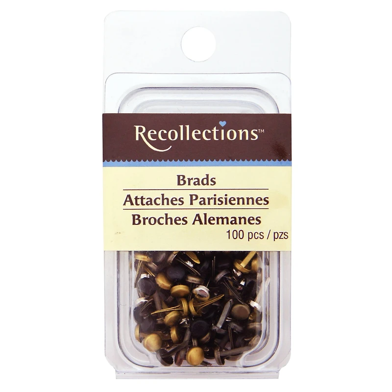 Metallic Mini Circle Brads by Recollections™
