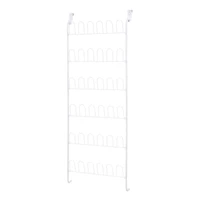 Honey Can Do 63" White 18-pair Odd Shoe Rack