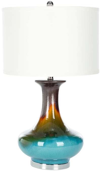 Georgia Table Lamp in Reactive Blue