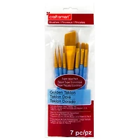 Golden Taklon Angular Brush Super Value Pack By Craft Smart®