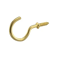 7/8" Brass Cup Hook, 6ct. by Studio Décor®