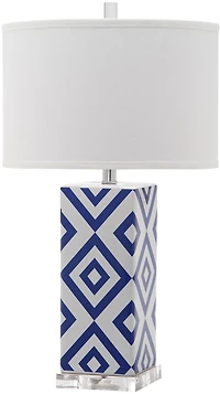 Diamonds Table Lamp in Navy