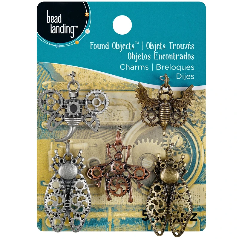 Found Objects™ Insect Charms By Bead Landing™
