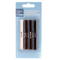 Compressed Charcoal Sticks by Artist's Loft™