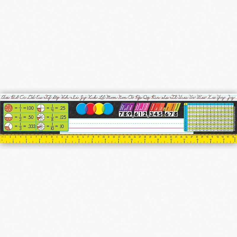 TREND Desk Toppers® Grades 3-5 Reference Name Plates, 3 Packs of 36