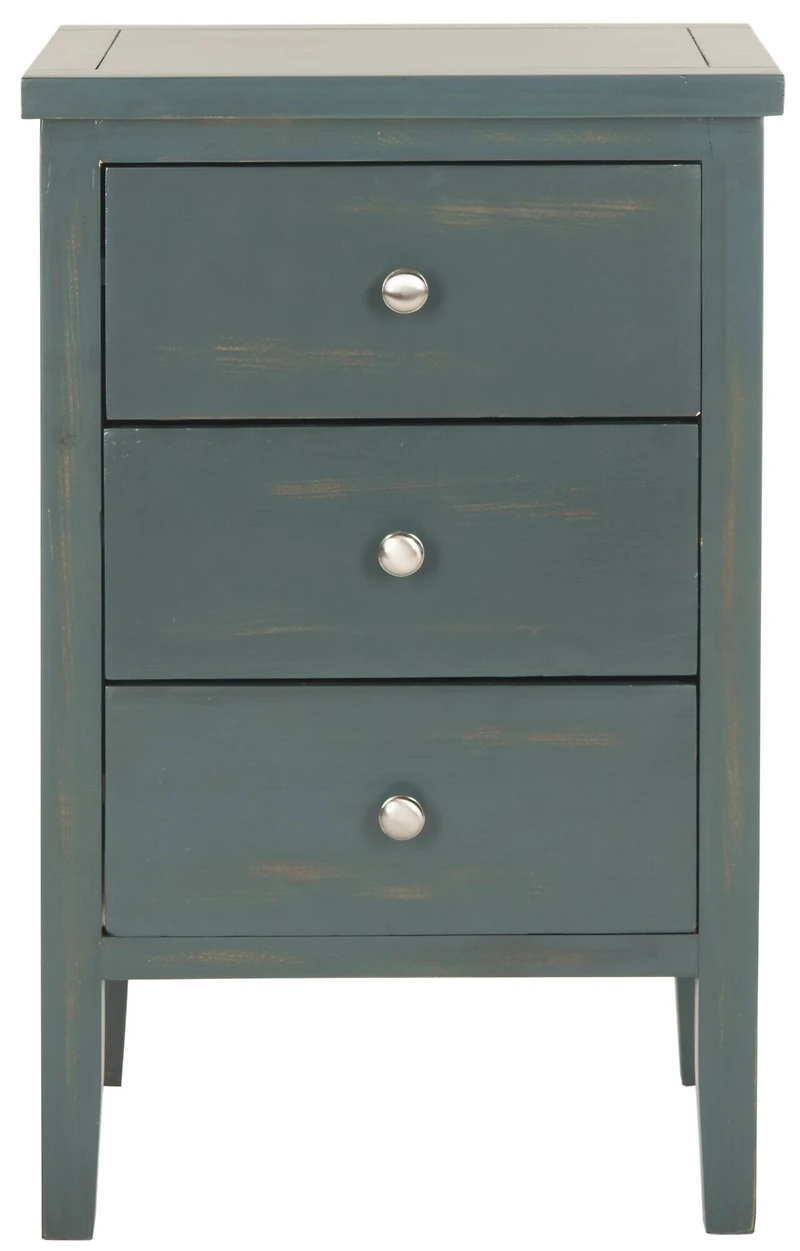 Deniz End Table in Dark Teal