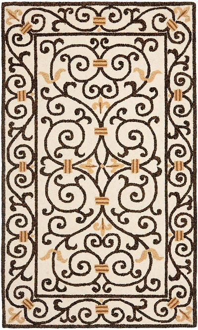 Chelsea Scrollwork 2'-9" X 4'-9" Accent Rug