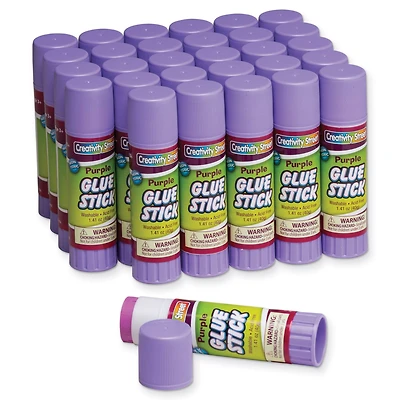 Creativity Street® Purple 1.41 oz Glue Sticks, Pack of 30