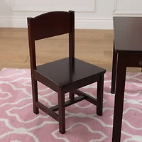 KidKraft Espresso Farmhouse Table & 4 Chair Set