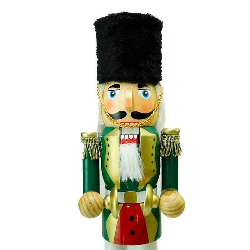 14" Wooden Cymbalist Nutcracker