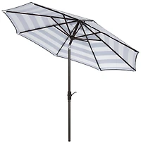 Iris Fashion Line 9Ft Umbrella in Navy & White