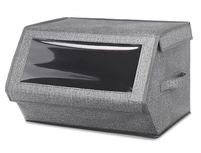 Stackable Window Box, Crosshatch Gray