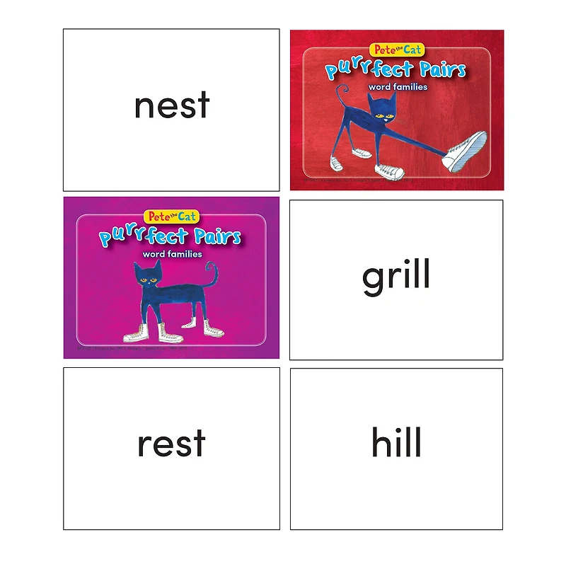 Pete the Cat® Purrfect Pairs Game, Word Families