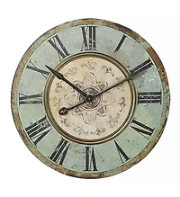 Hello Honey® Round Wall Clock, Green