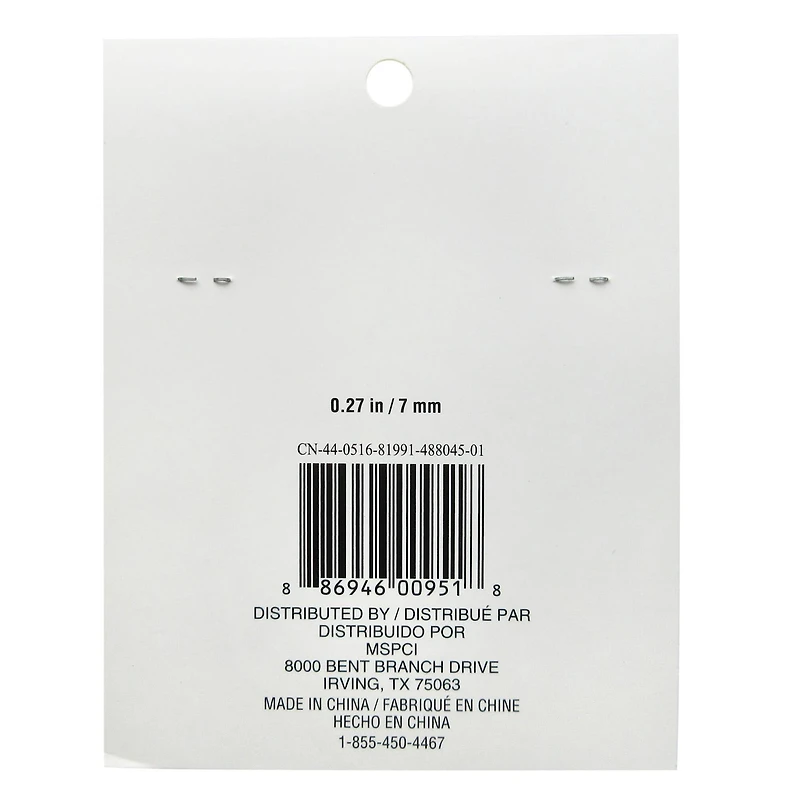 White Circular Number Beads By Creatology™