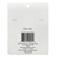 White Circular Number Beads By Creatology™