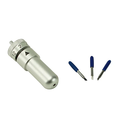 Artistic Edge 3 Piece Heavy Duty Blue Cap Blade Set